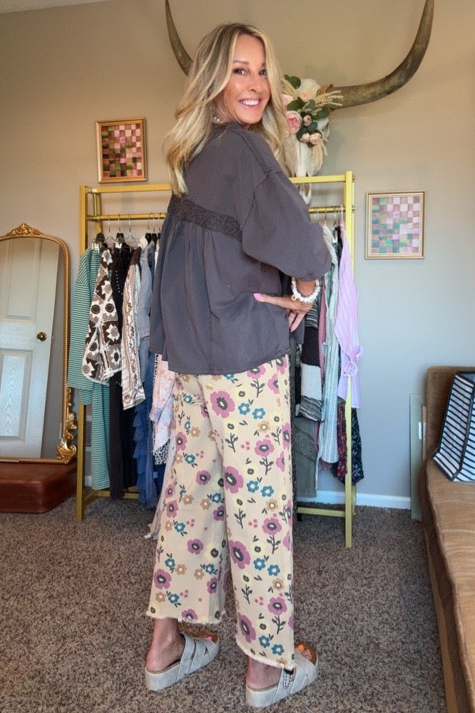 Sunny Meadow Daisy Jeans
