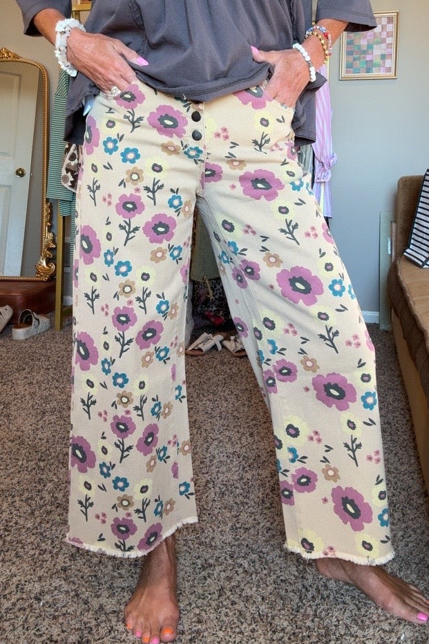 Sunny Meadow Daisy Jeans