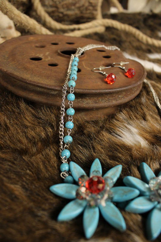 Painted Desert Daisy Earrings