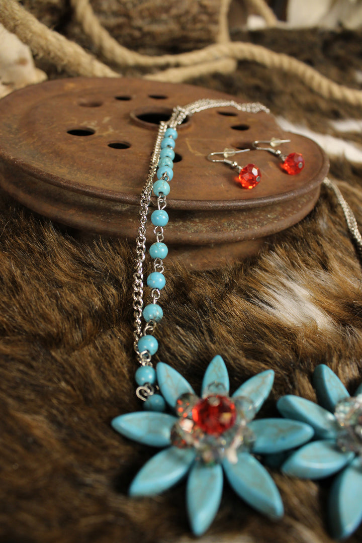 Painted Desert Daisy Earrings