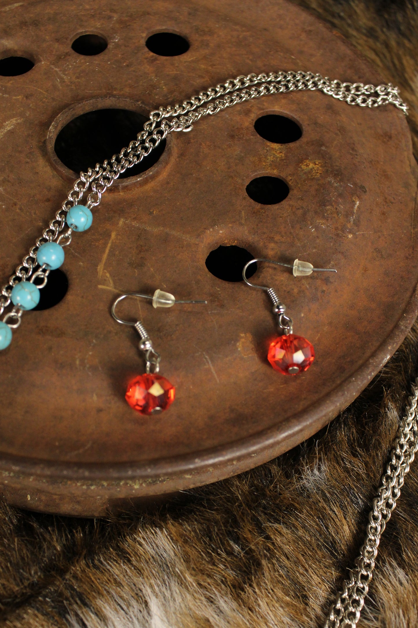 Painted Desert Daisy Earrings