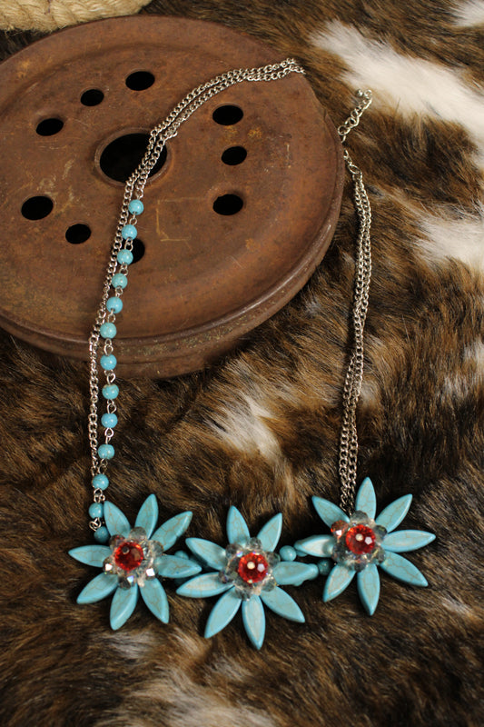Painted Desert Daisy Necklace