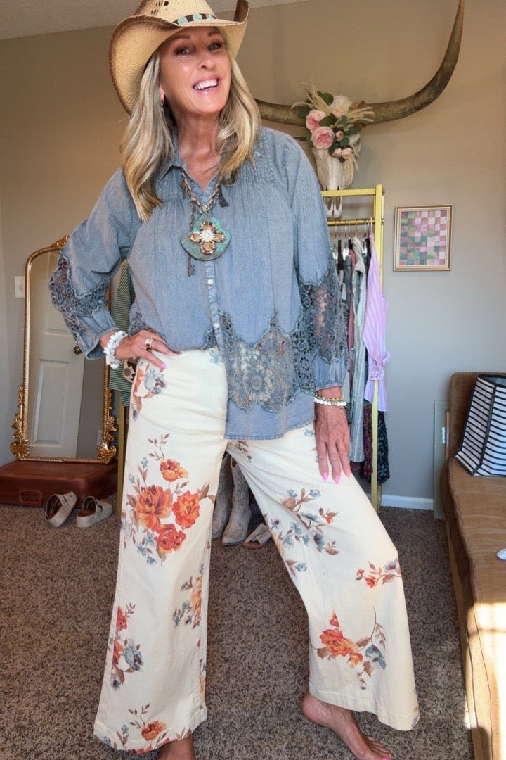 Golden Harvest Bloom Jeans