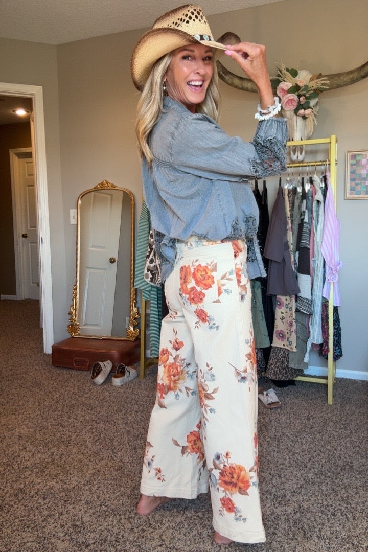 Golden Harvest Bloom Jeans