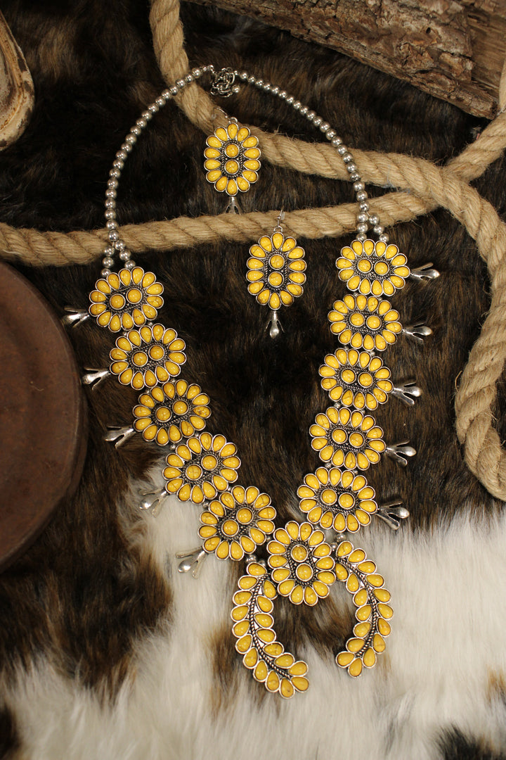 Squash Blossom Sunshine Earrings