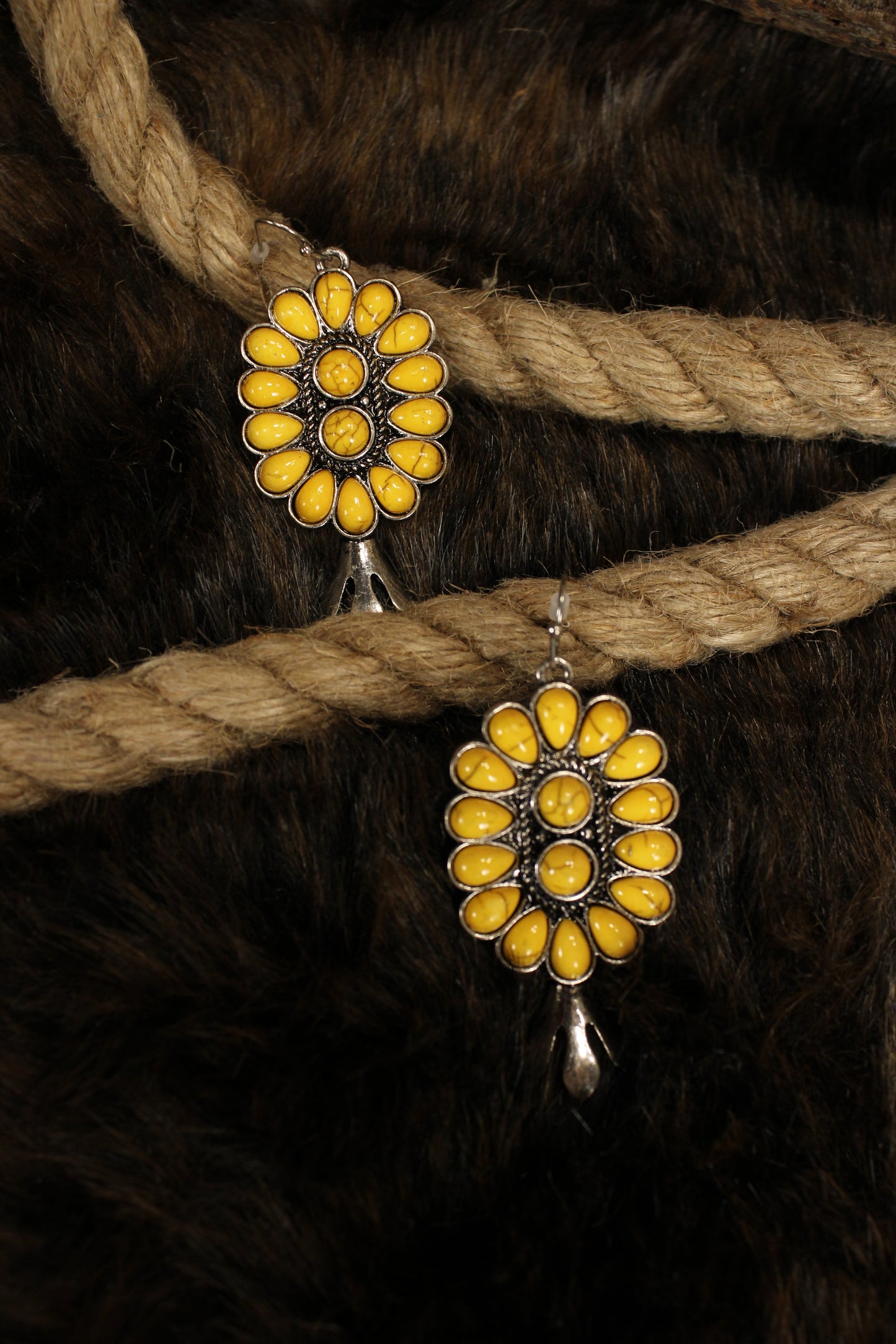 Squash Blossom Sunshine Earrings