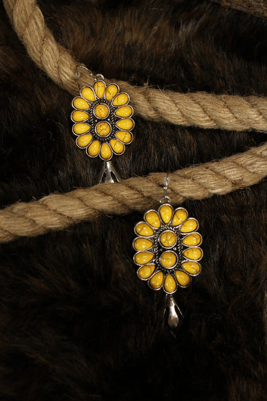 Squash Blossom Sunshine Earrings