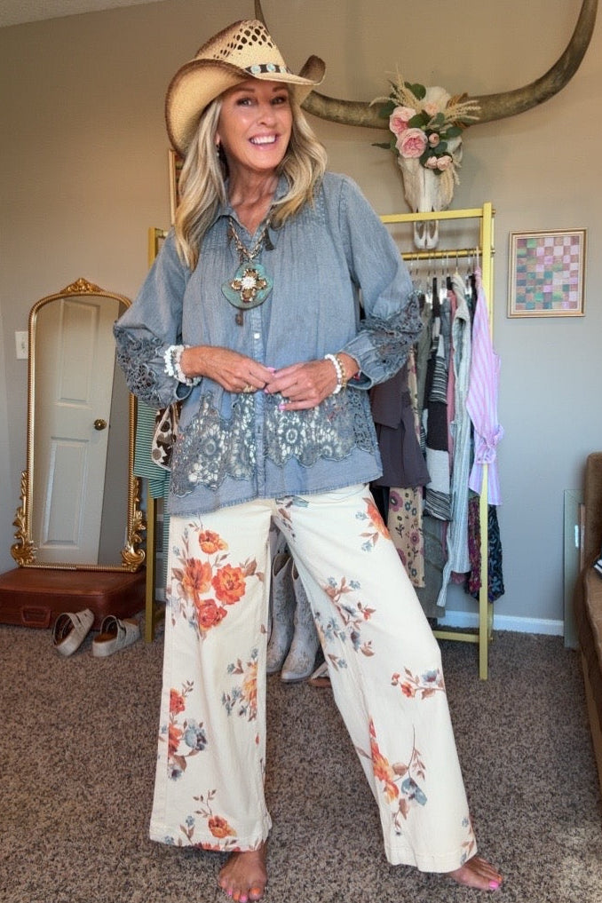Golden Harvest Bloom Jeans