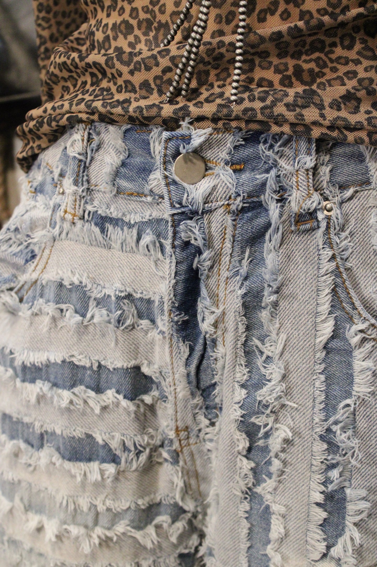 Fringe Frontier Wide Leg Jeans