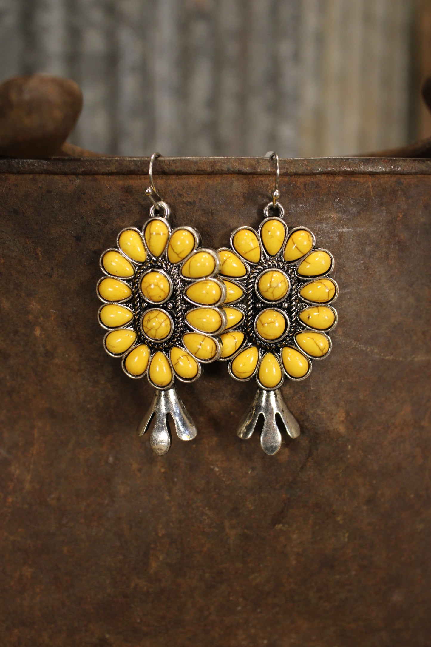 Squash Blossom Sunshine Earrings