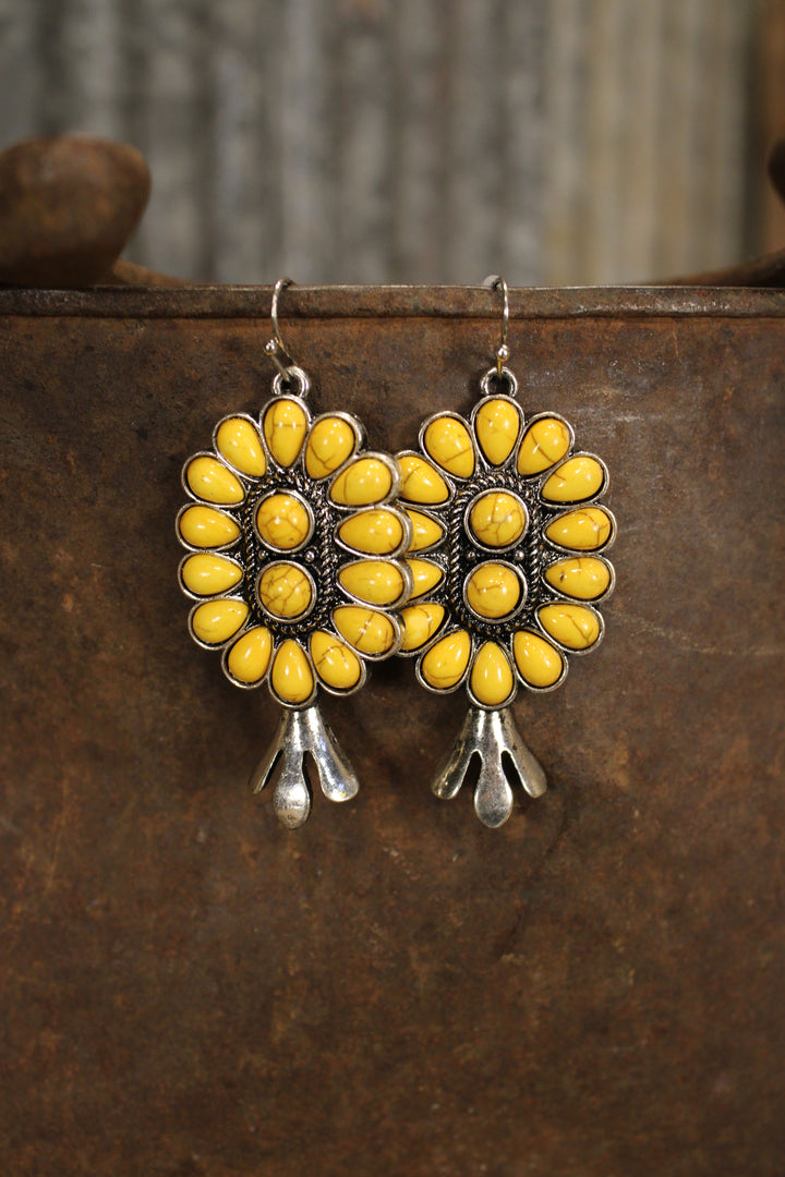 Squash Blossom Sunshine Earrings