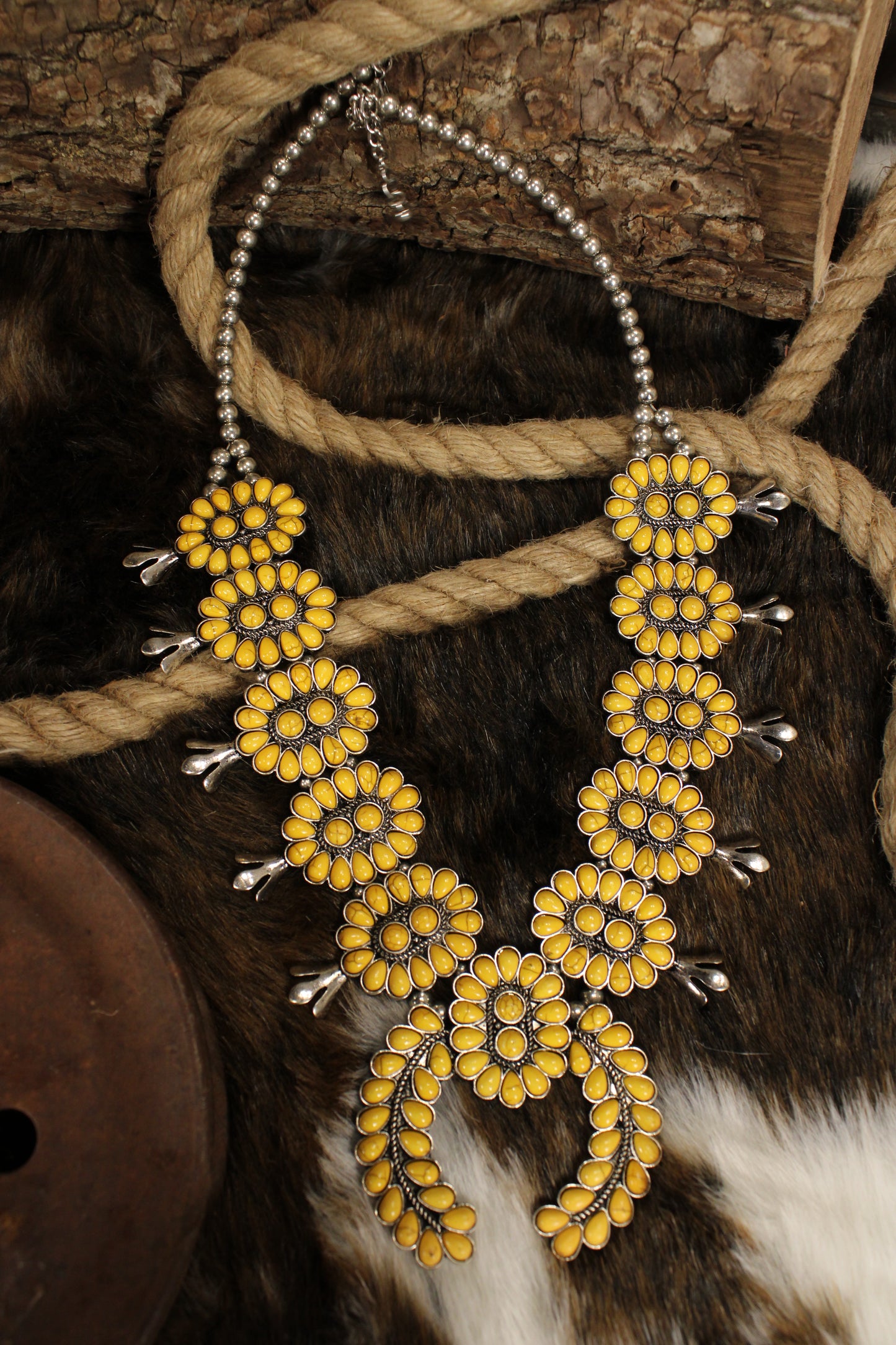 Squash Blossom Sunshine Necklace
