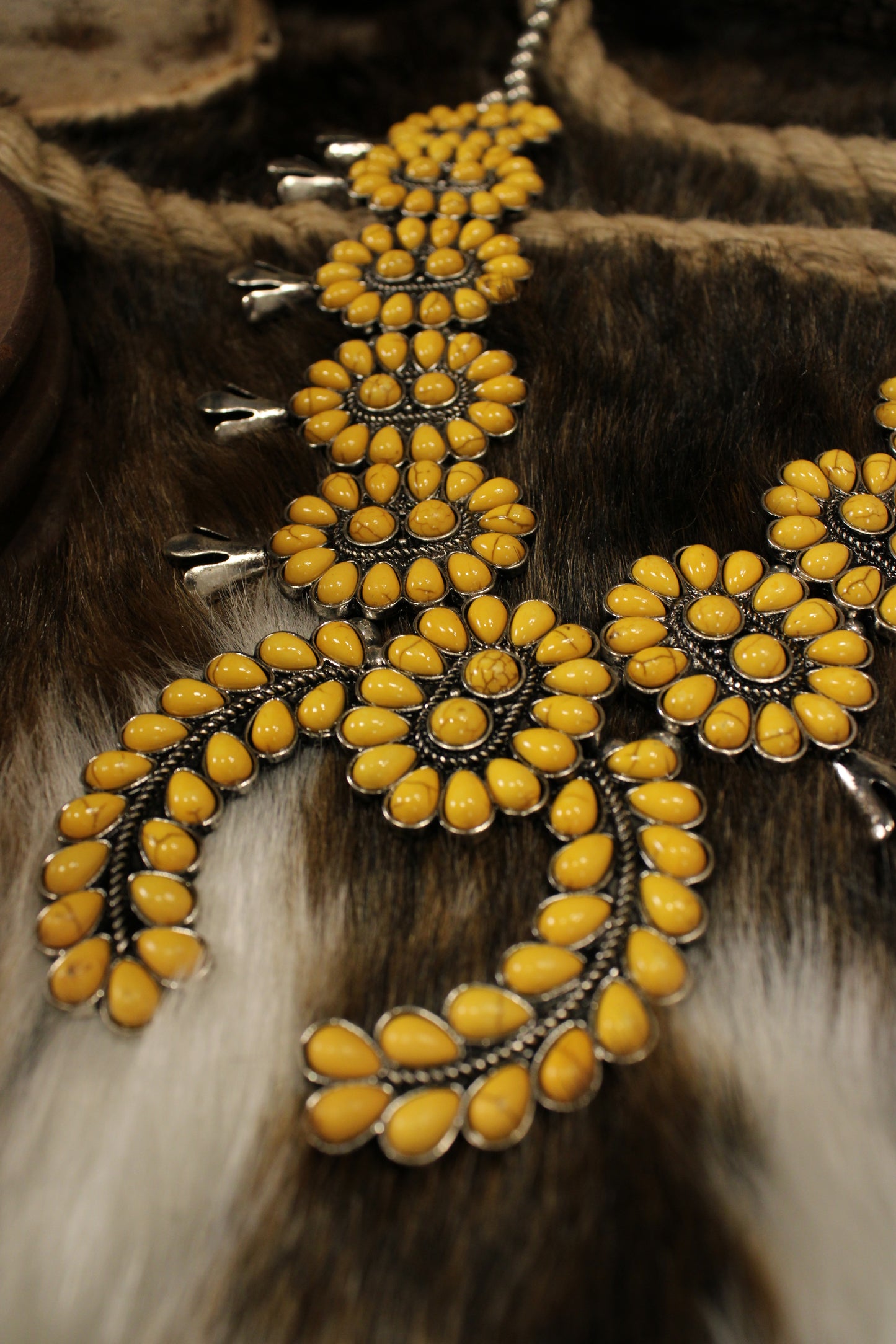 Squash Blossom Sunshine Necklace