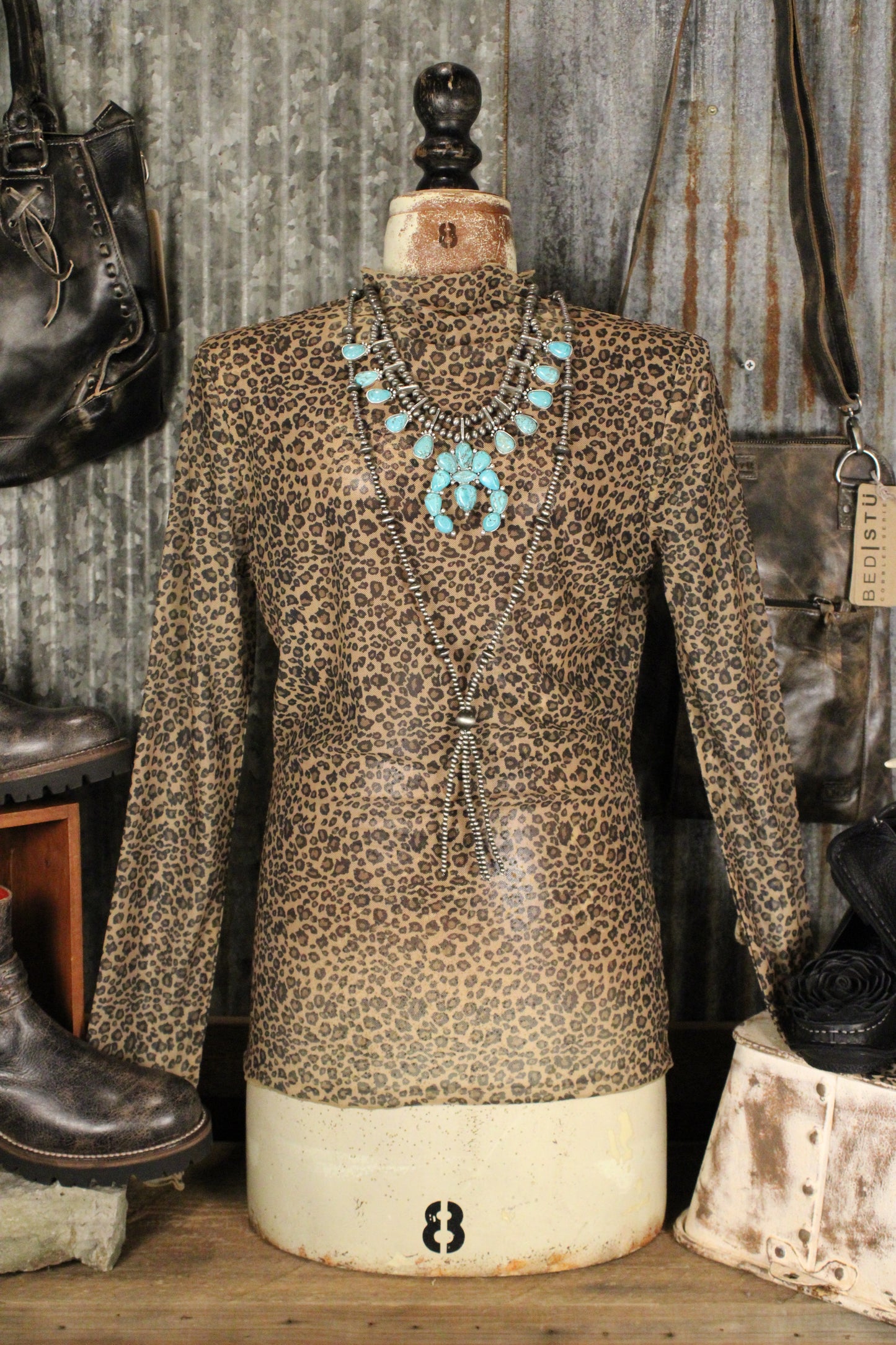 Soft Wild Side Mesh Top