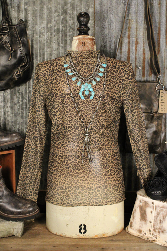 Soft Wild Side Mesh Top