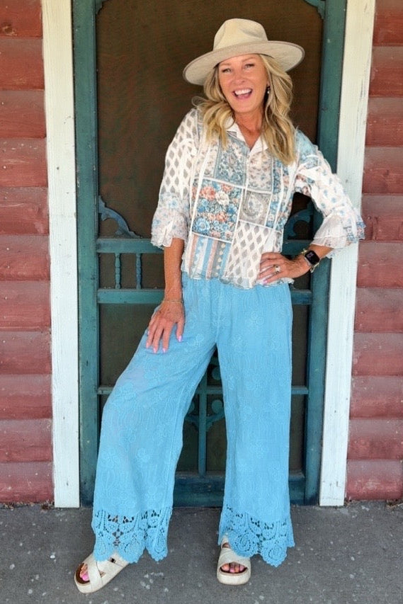 Carolina Hydrangea Pants