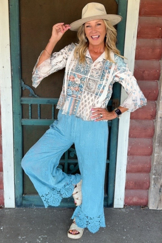 Carolina Hydrangea Pants