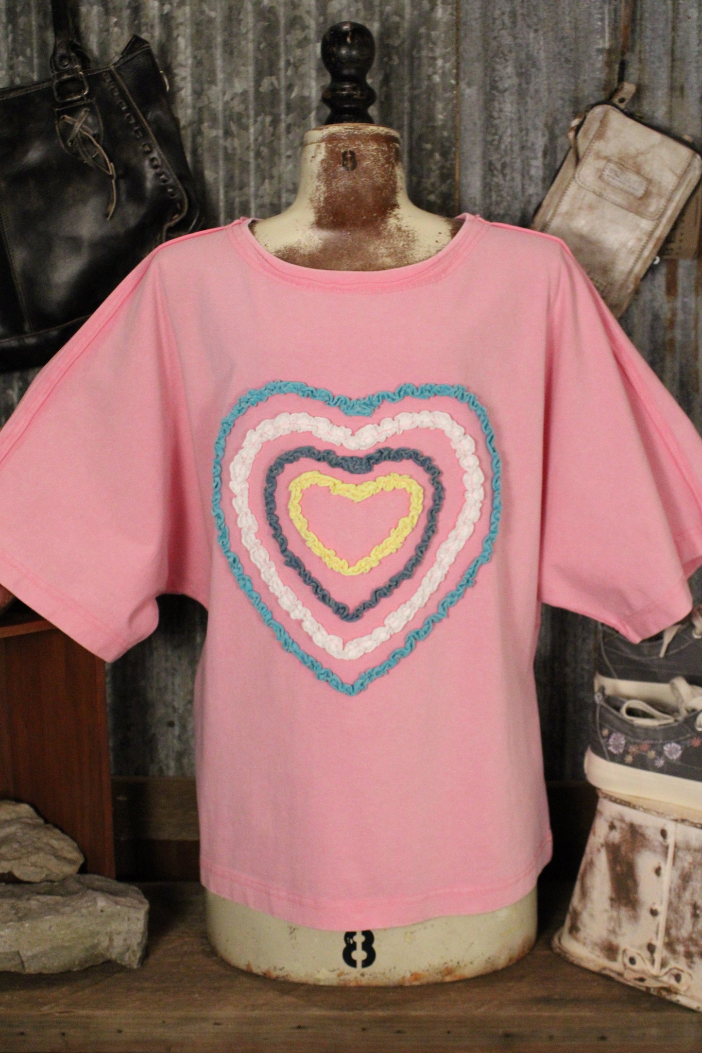 Bubblegum Heartbeat Casual Top