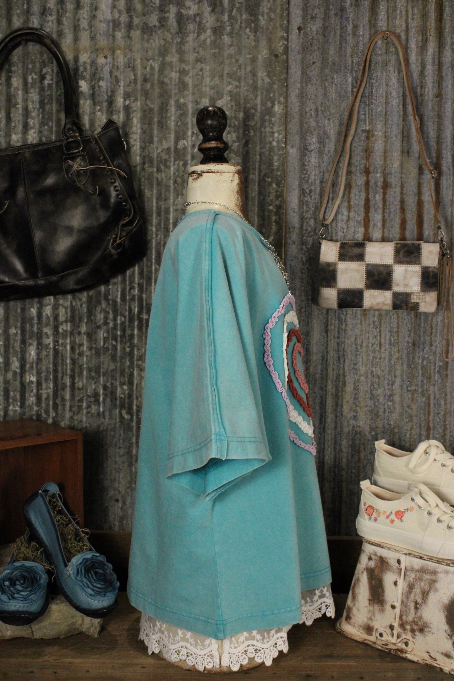 Seafoam Heartbeat Casual Top