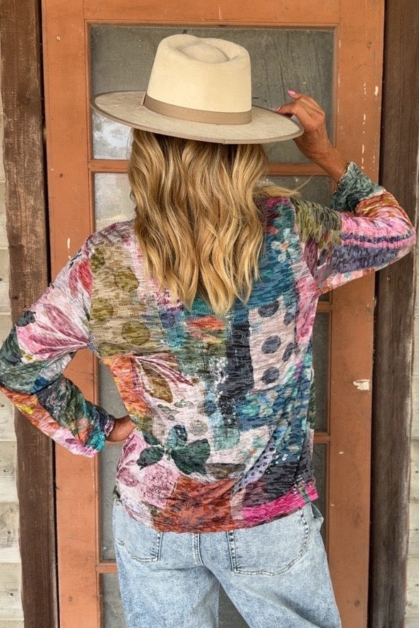 Sunburst Horizon Blouse