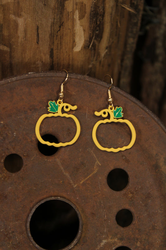 Simply Pumpkin Earrings