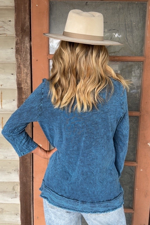 Daisy Dream Teal Tunic
