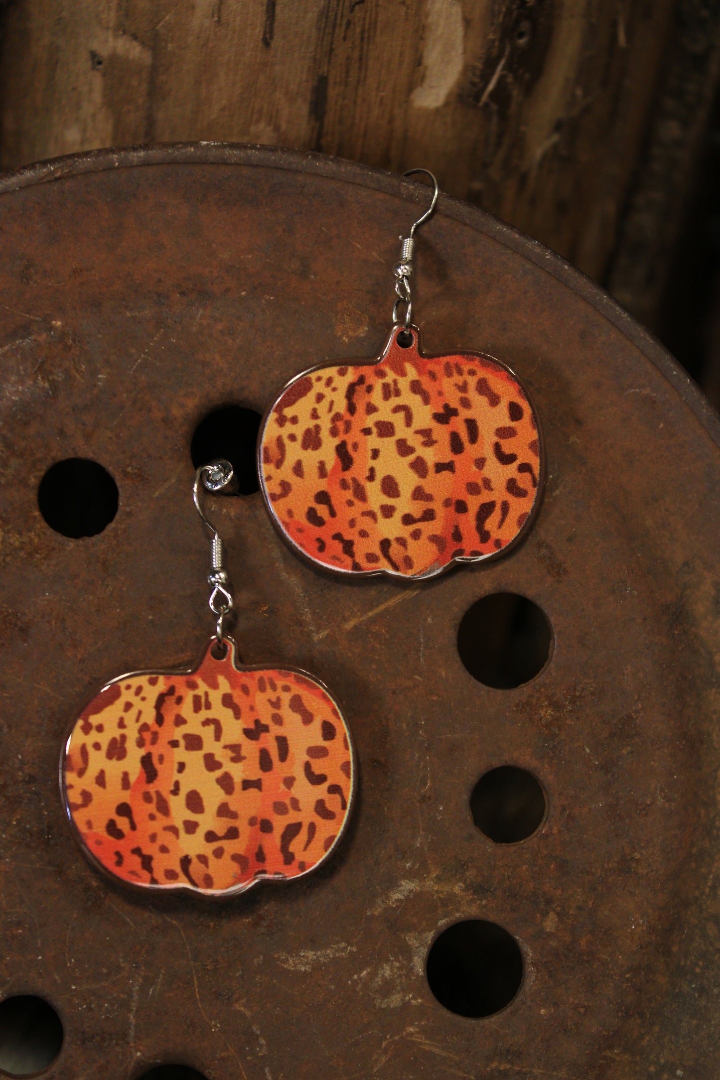 Wild Side Pumpkin Earrings