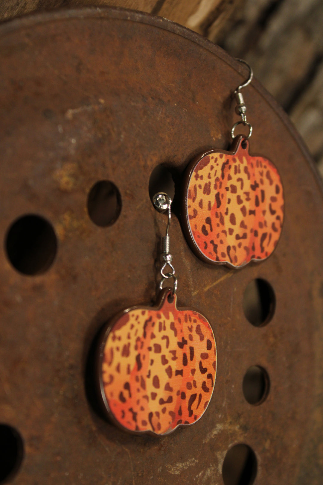 Wild Side Pumpkin Earrings