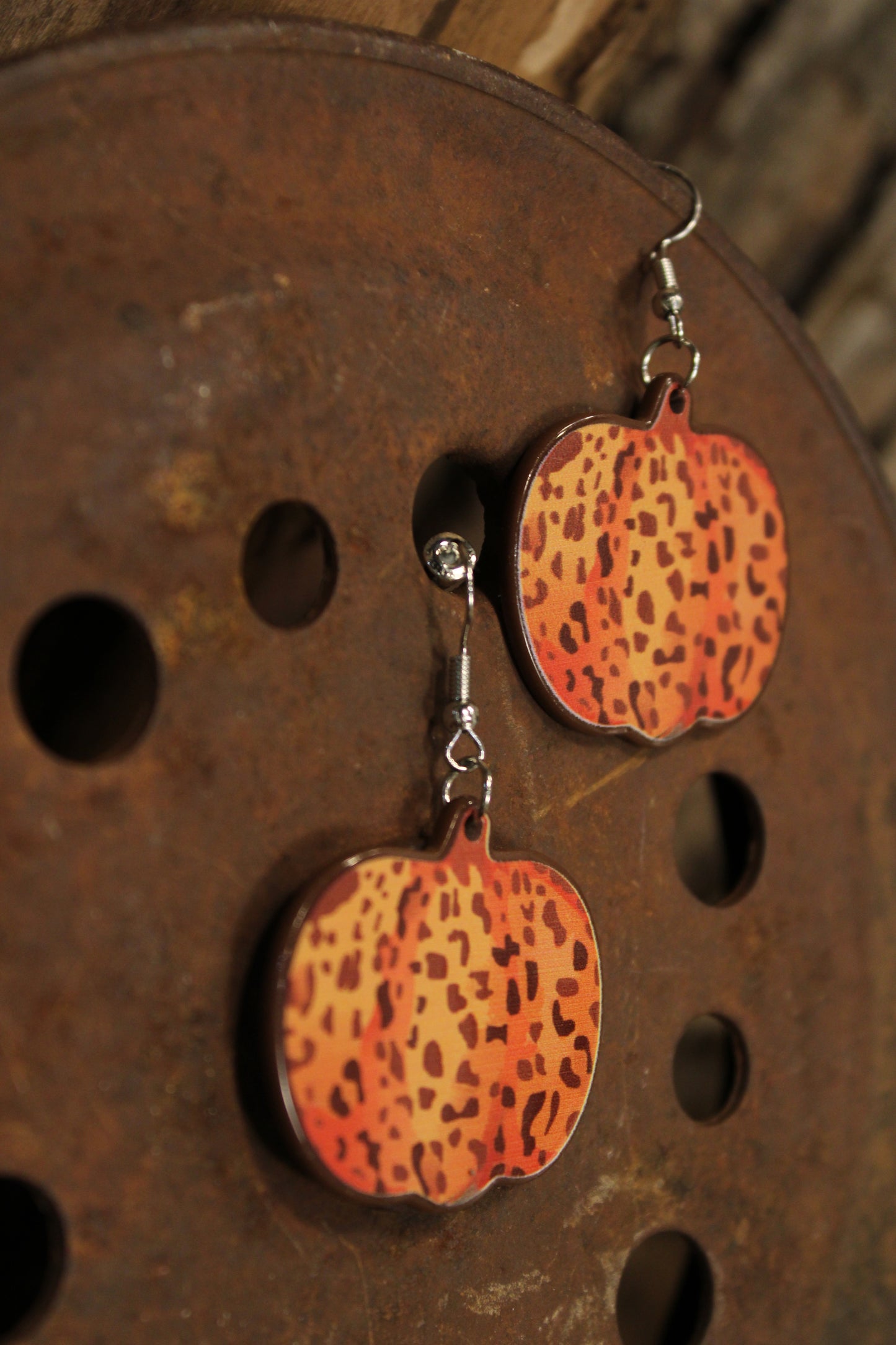 Wild Side Pumpkin Earrings