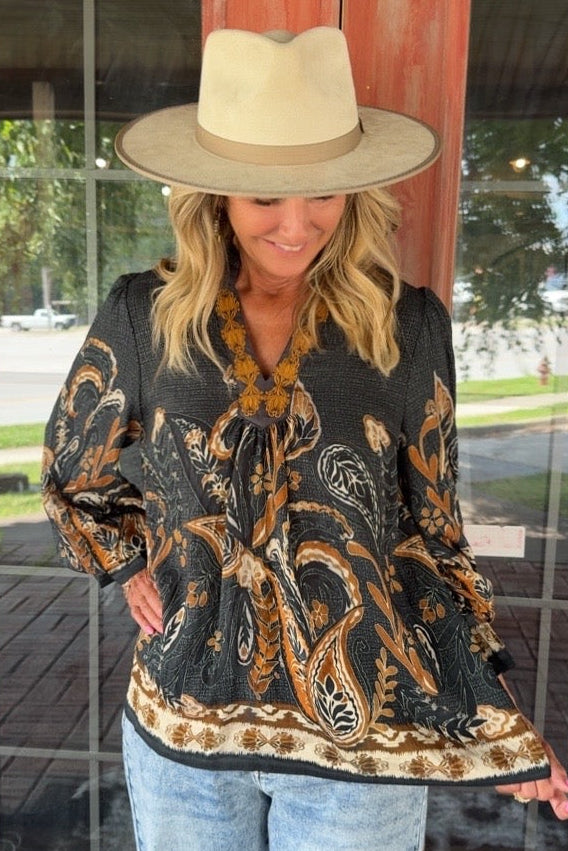 Midnight Mirage Blouse