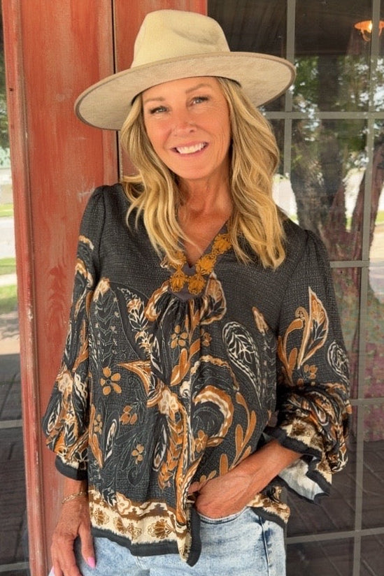 Midnight Mirage Blouse
