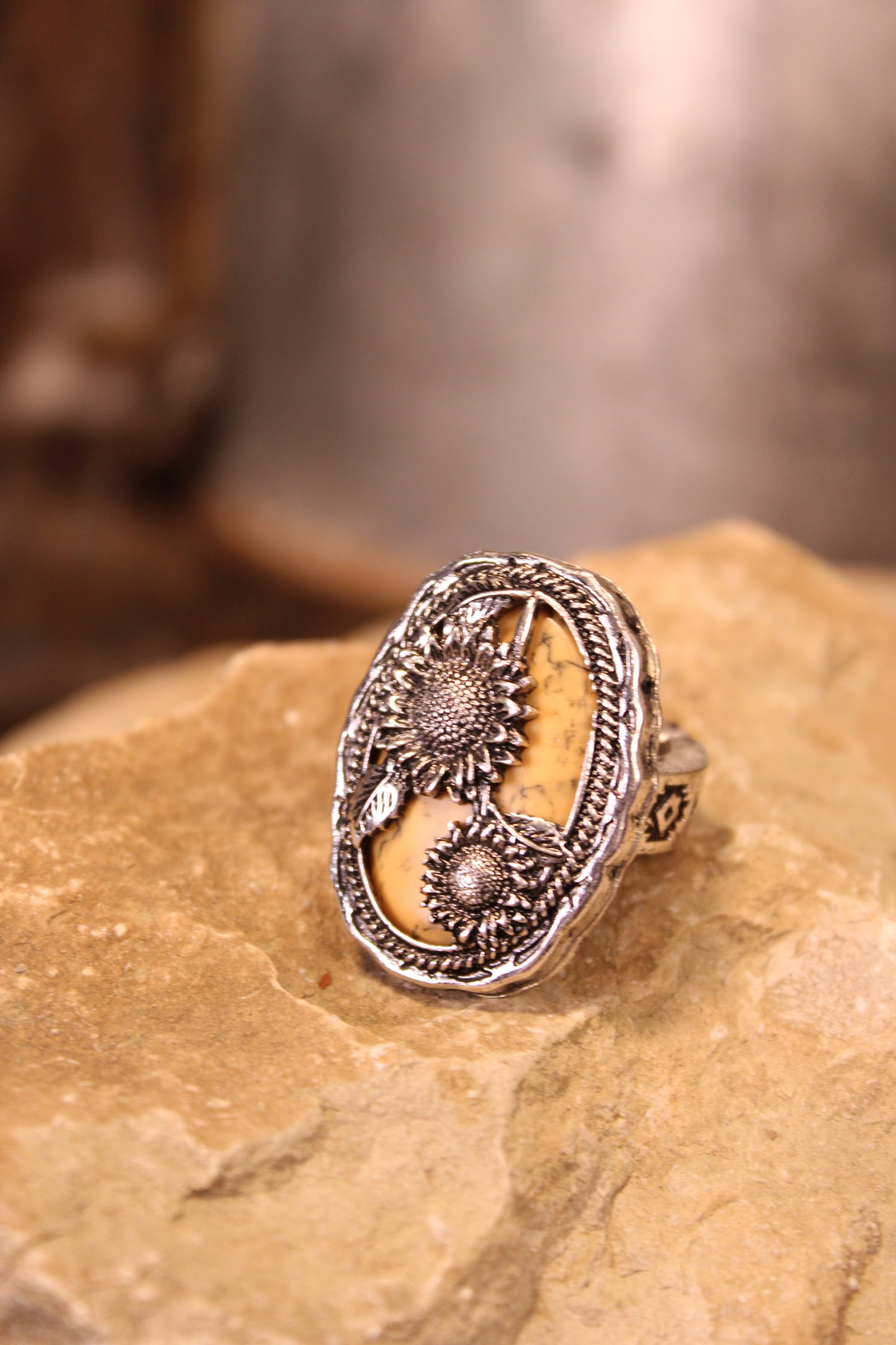 Desert Sunflower Ring