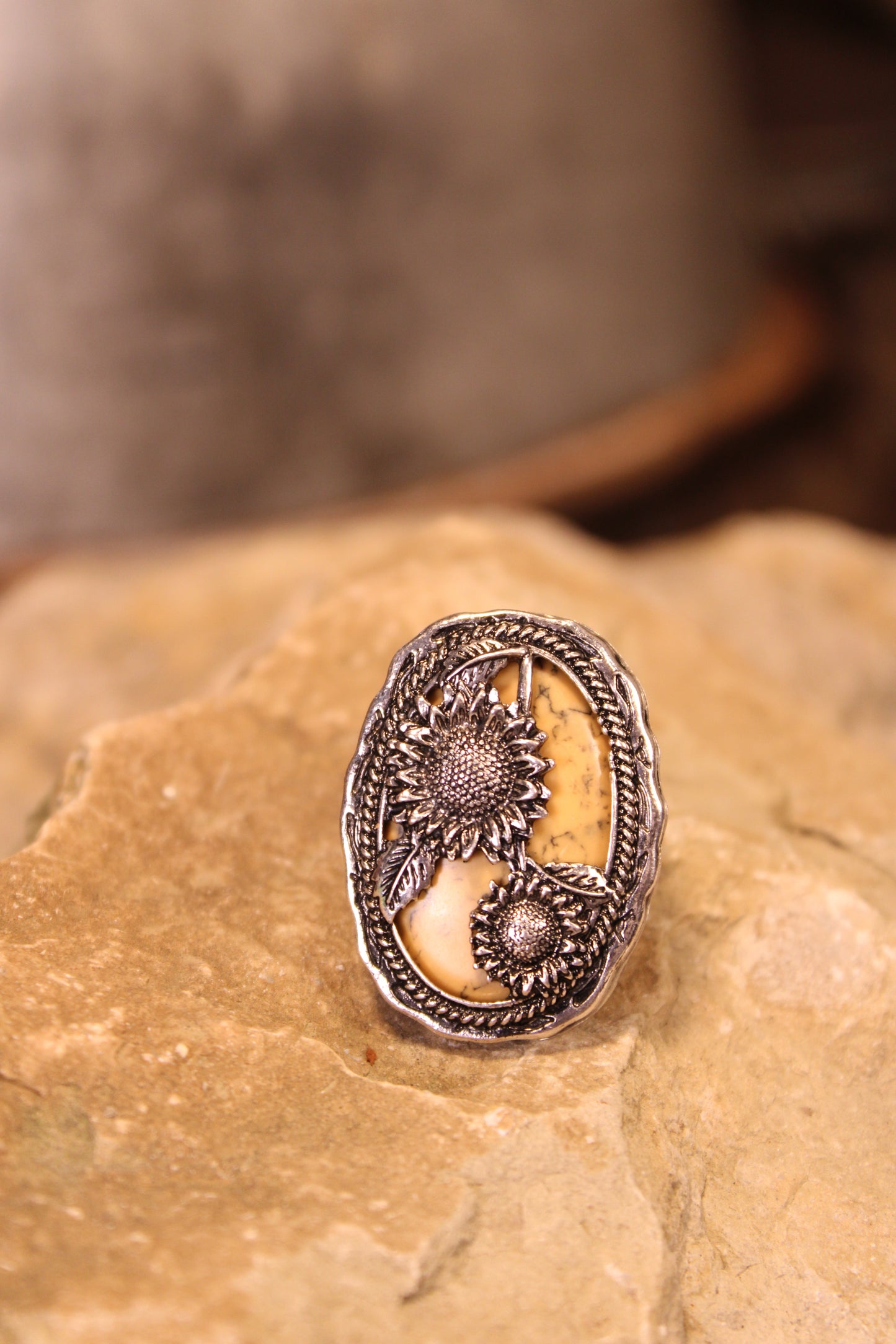 Desert Sunflower Ring