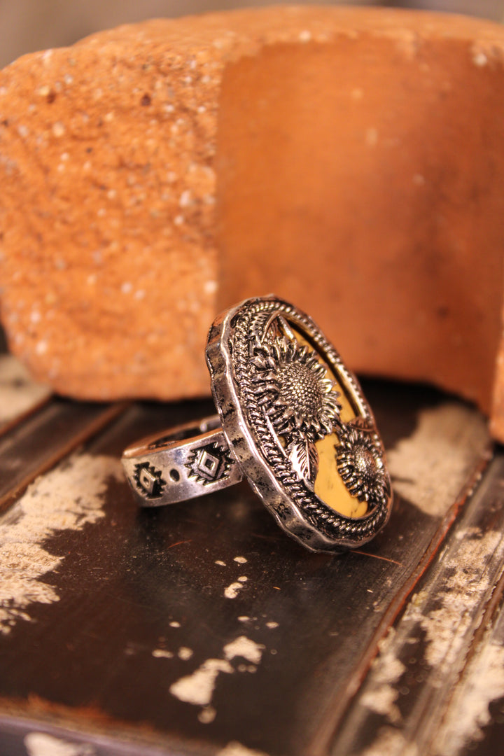 Desert Sunflower Ring