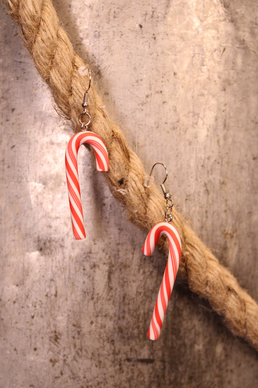 Classic Candy Cane Cuteness Earrings