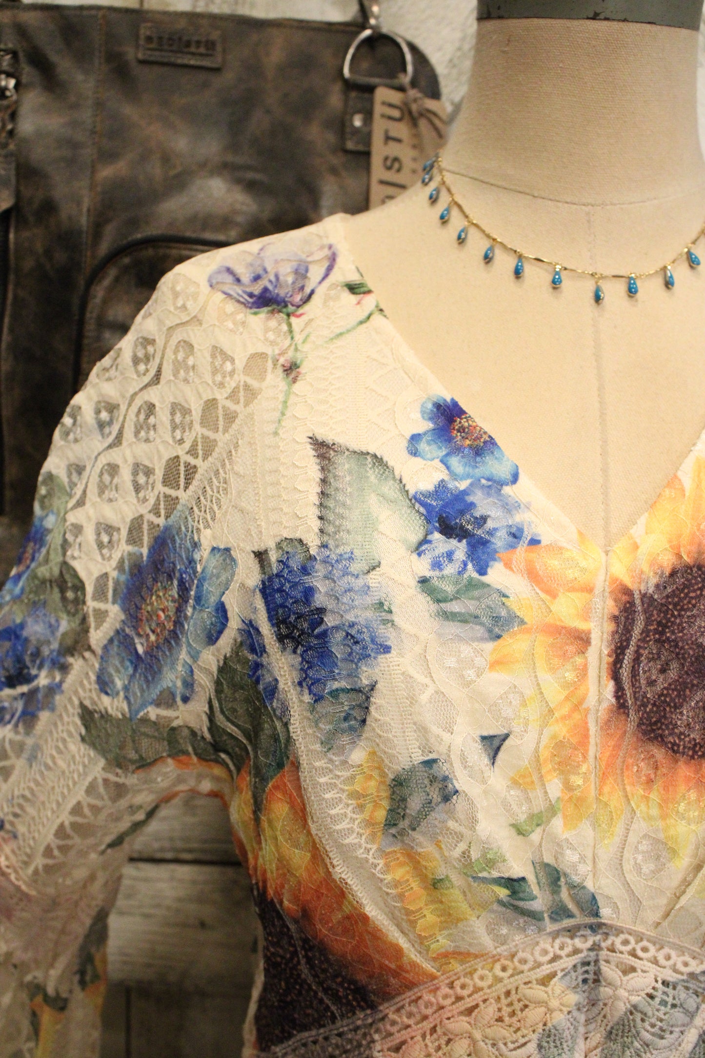 Lead Singer Sunflower Beige Dress