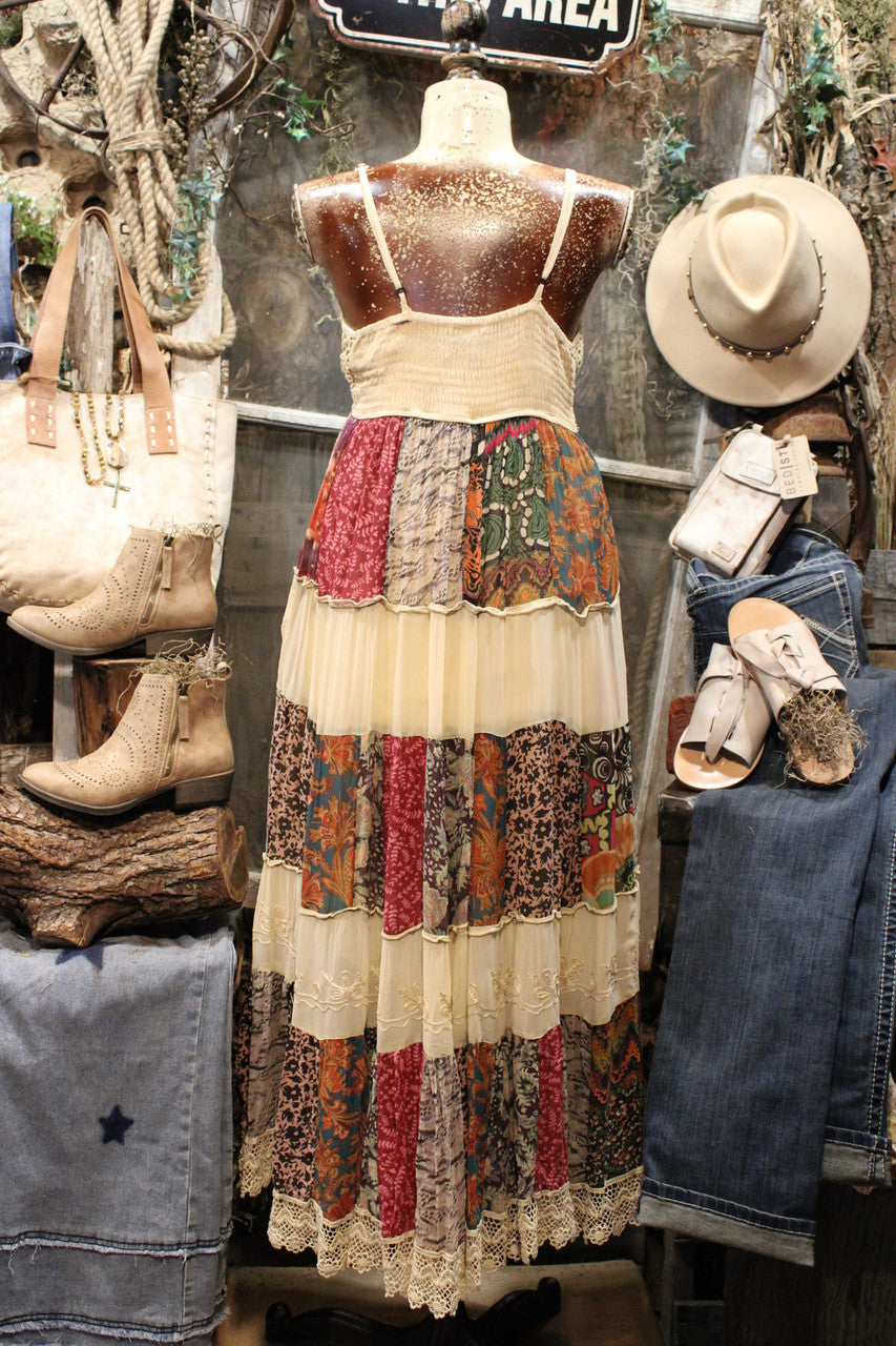 Melody様 apolina / Wendy Dress Patchwork Melody様 apolina / Wendy Dress Patchwork Cotton woven embroidered