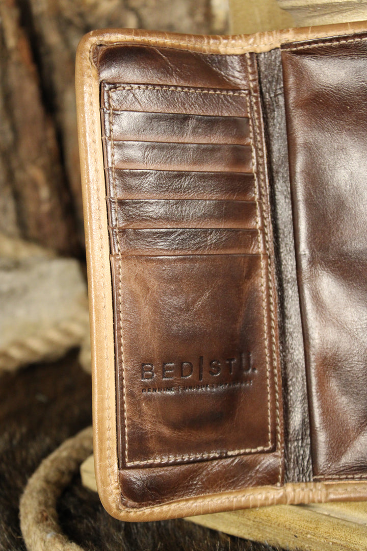 Canton Teak Oats Rustic Wallet Clutch