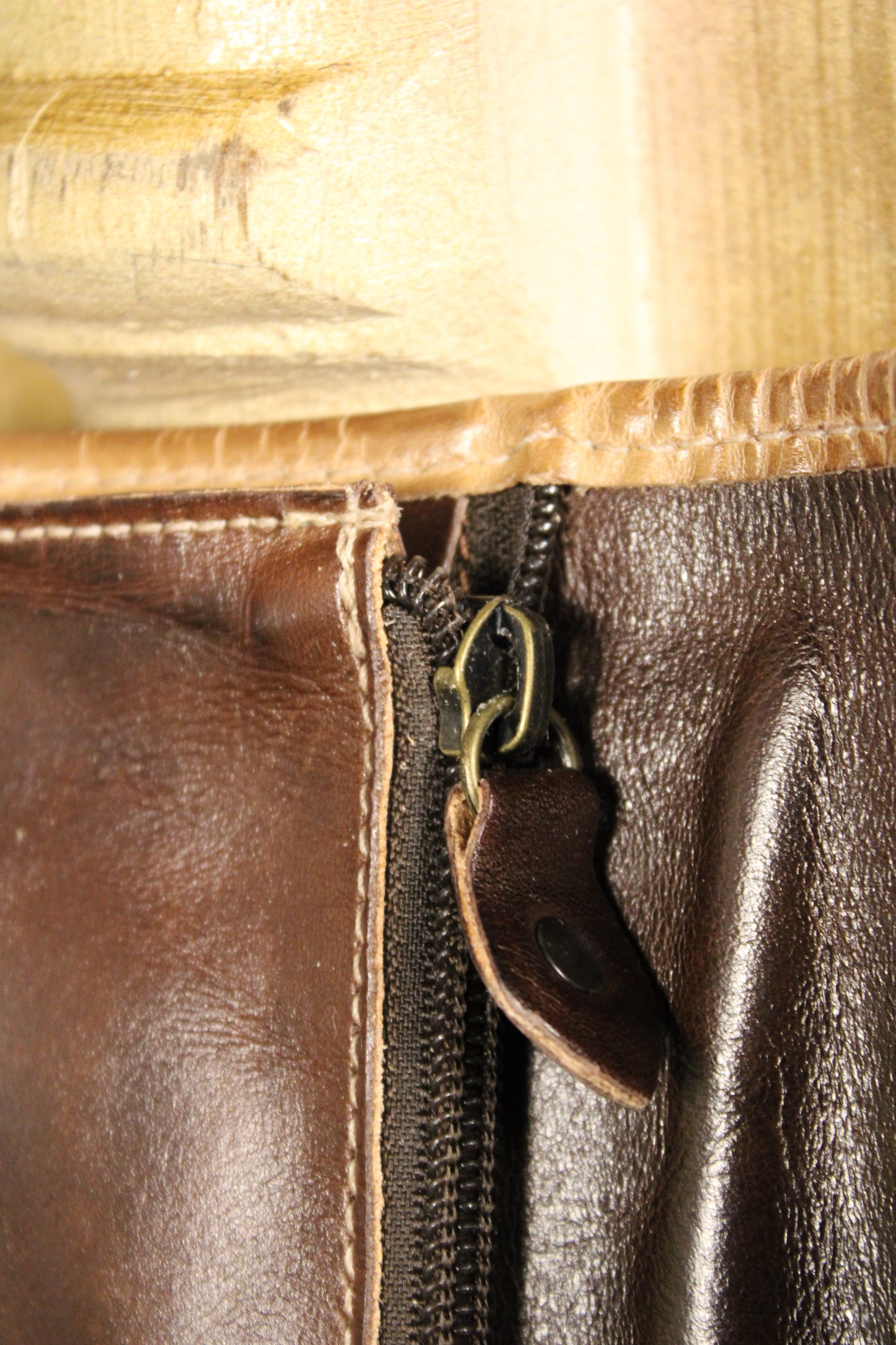 Canton Teak Oats Rustic Wallet Clutch