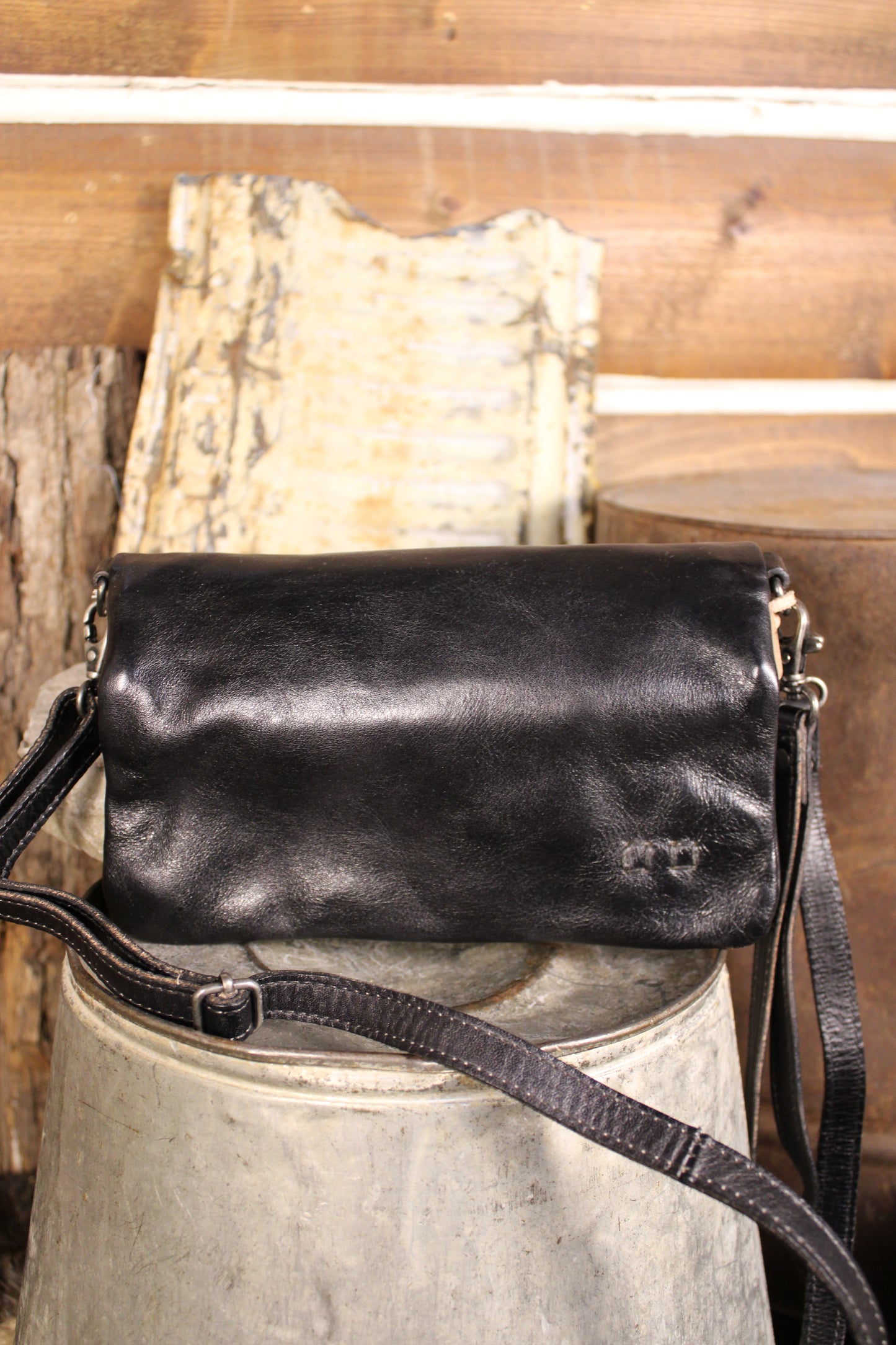 Bed|Stu Cadence Black Rustic Handbag