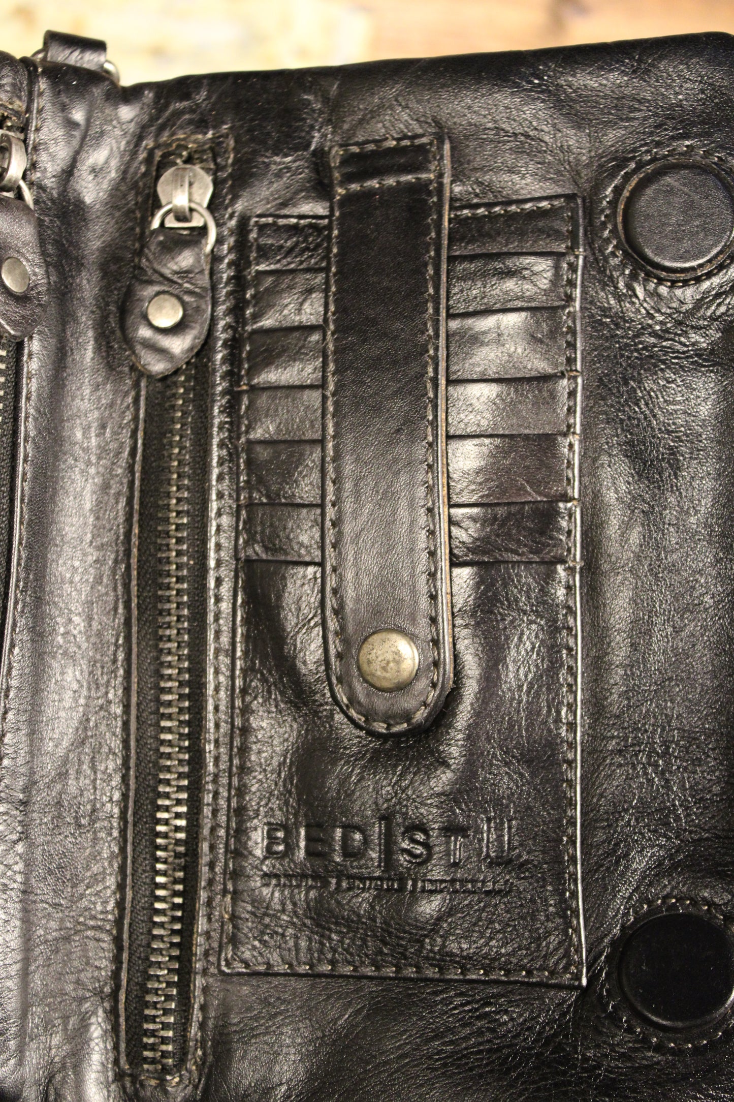 Bed|Stu Cadence Black Rustic Handbag