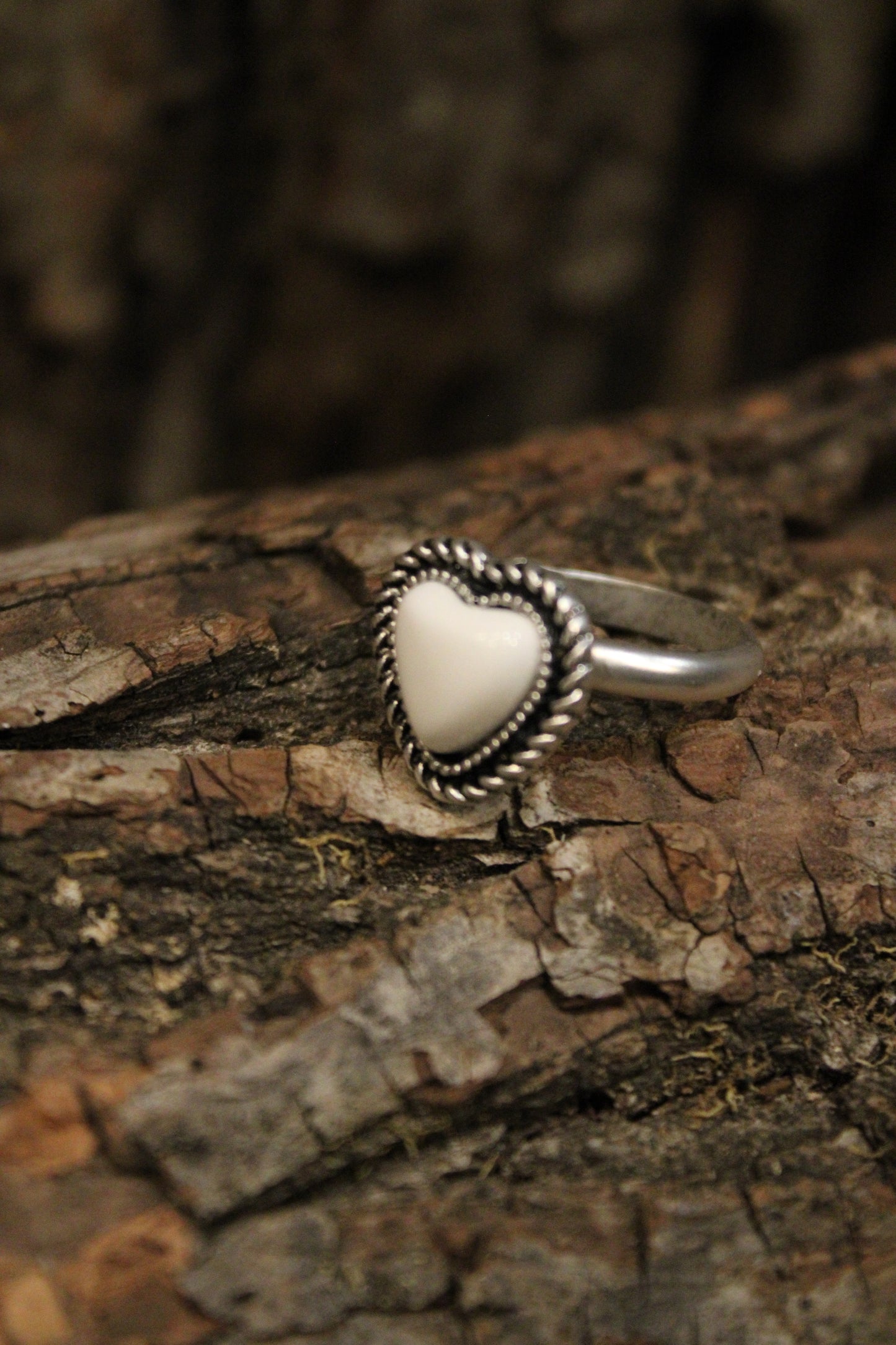Marshmallow Heart Ring
