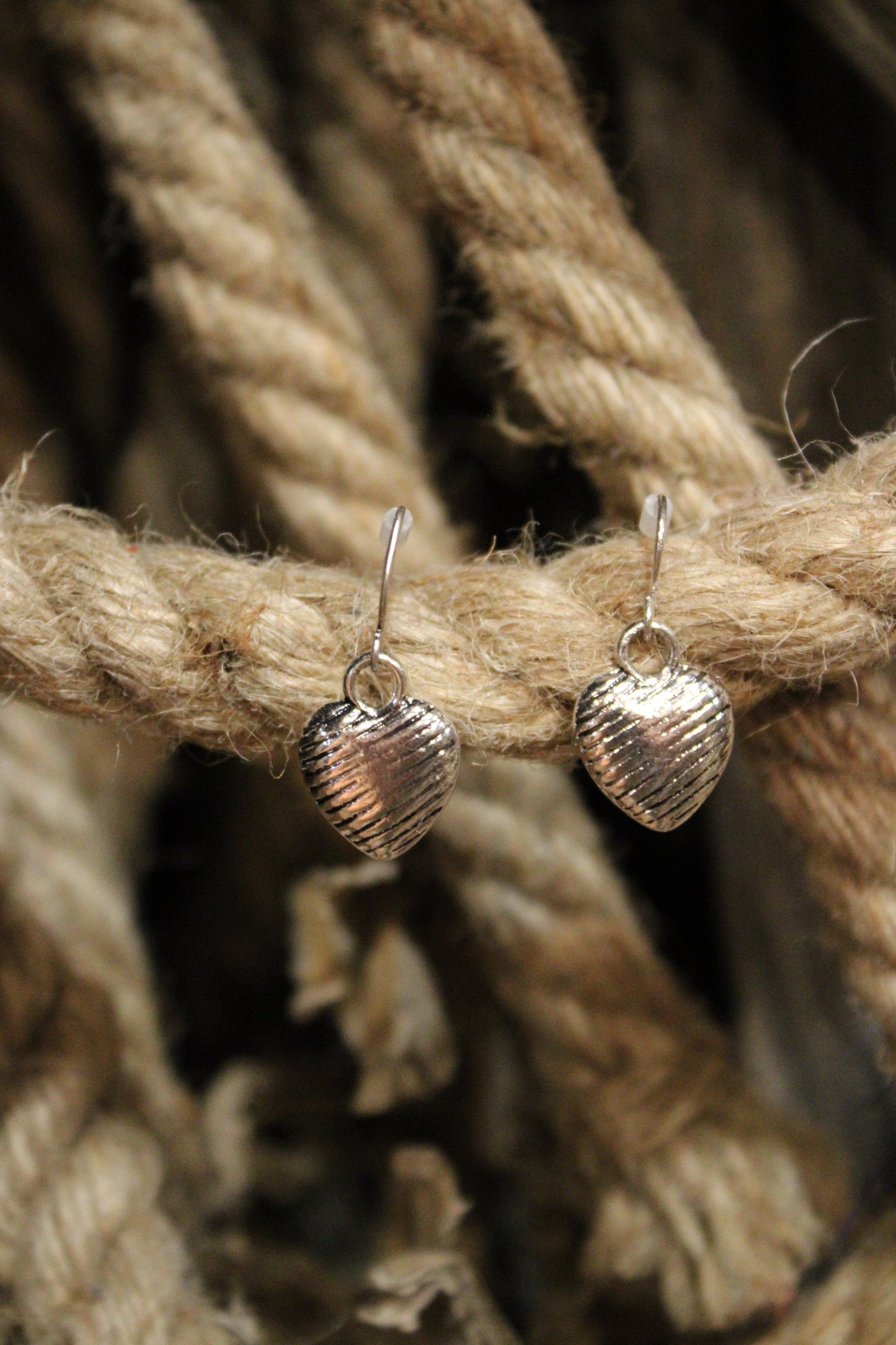 Silver Sweetheart Earrings
