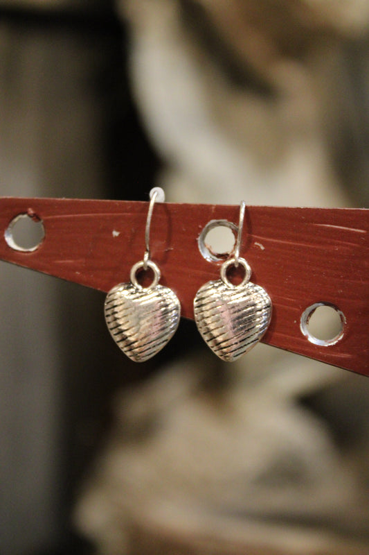 Silver Sweetheart Earrings