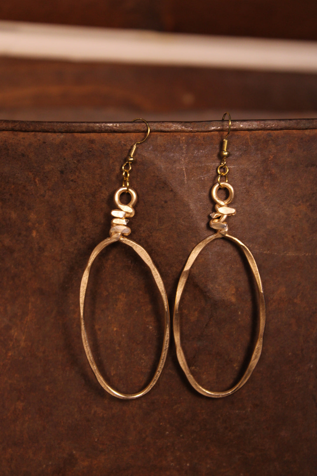 Oval Small Dangles Artisan Made