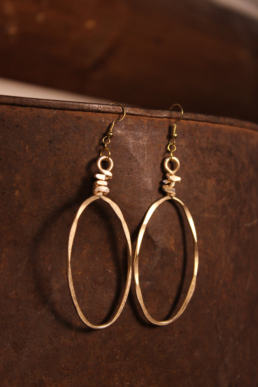 Oval Small Dangles Artisan Made