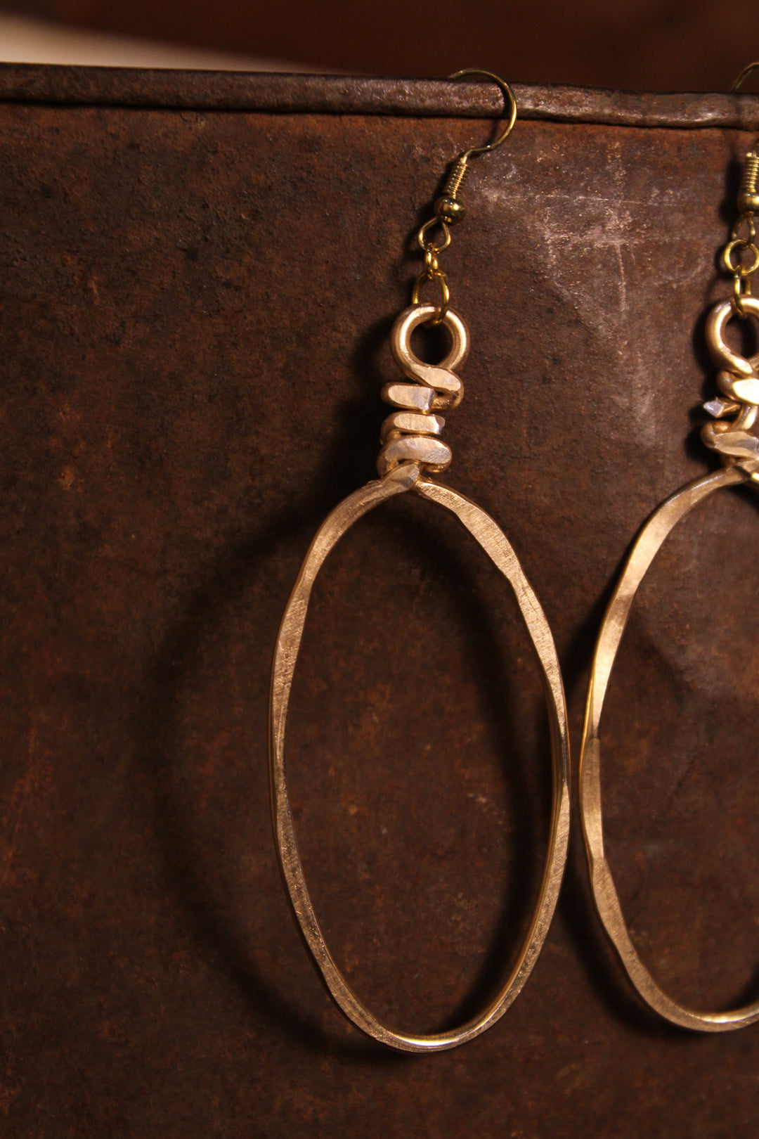 Oval Small Dangles Artisan Made
