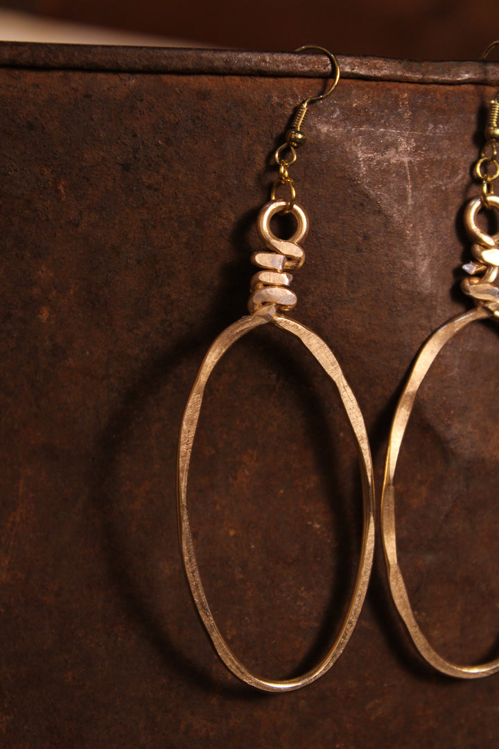 Oval Small Dangles Artisan Made