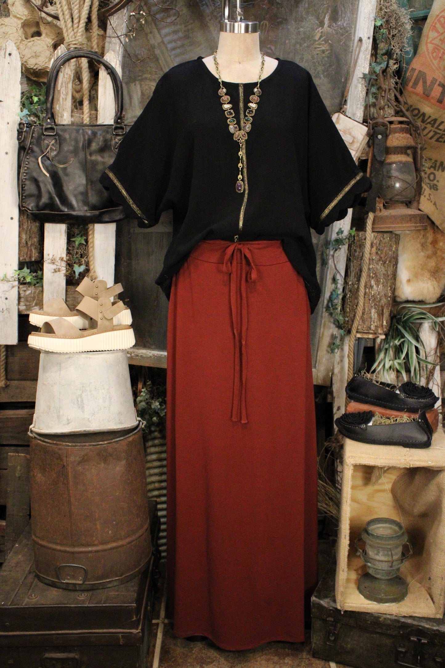 Desert Trail Maxi Skirt