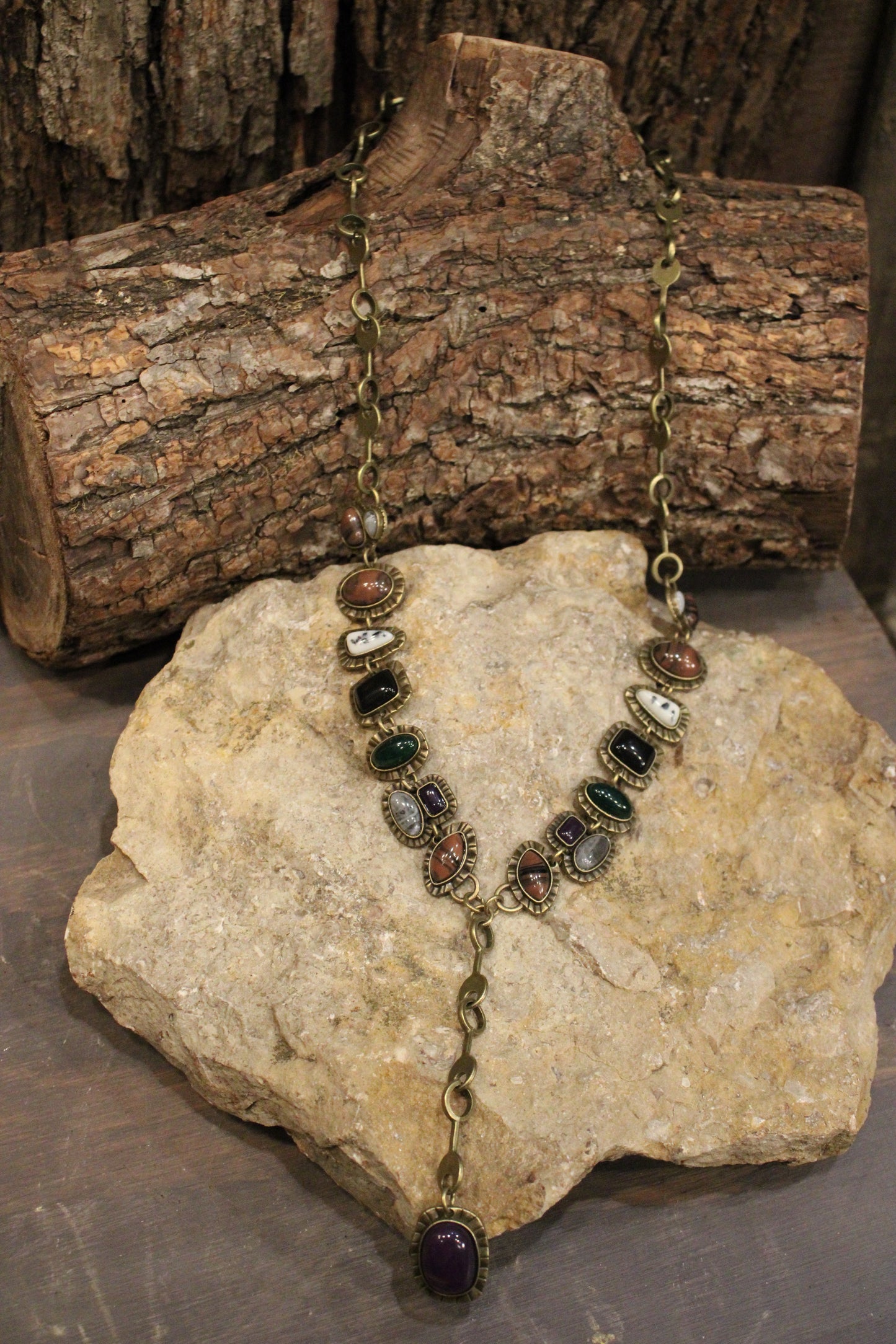 Aurora Gemstone Necklace